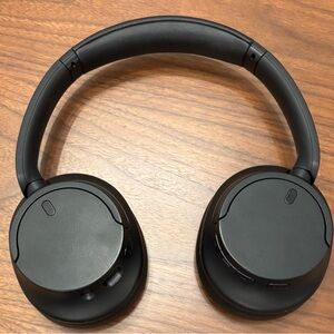 Sony Matte Black Over-Ear Headphones